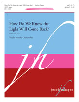 How Do We Know the Light Will Come Back? SSAA choral sheet music cover